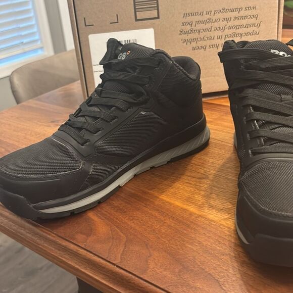 Bogs Women’s Sandstone Mid Composite Safety Toe Sneakers Shoes Black Size 8 - Picture 10 of 10